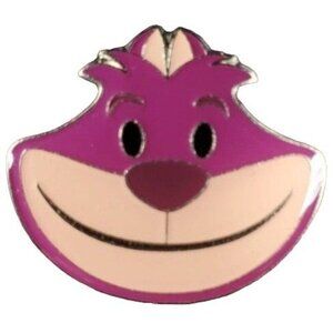 Disney Cheshire Trading Pin Alice Wonderland Cat Emoji Badge Lapel Pin Jewelry